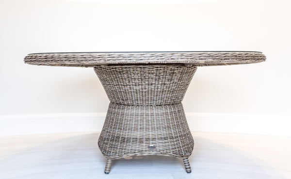 Synthetic All Weather Wicker Round Dining Table (1800mm)