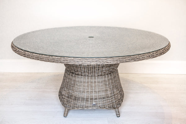 Synthetic All Weather Wicker Round Dining Table (1500mm)